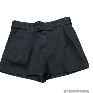 Aritzia Talula black shorts with belt size 6